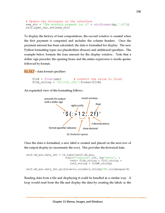 Introduction to Python Programming: Starting Out with IDLE - Menus, Images, and Windows 8
